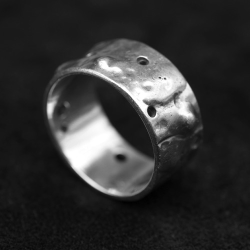 Organic Sterling Silver Band