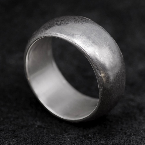 Hollow Sterling Silver Band